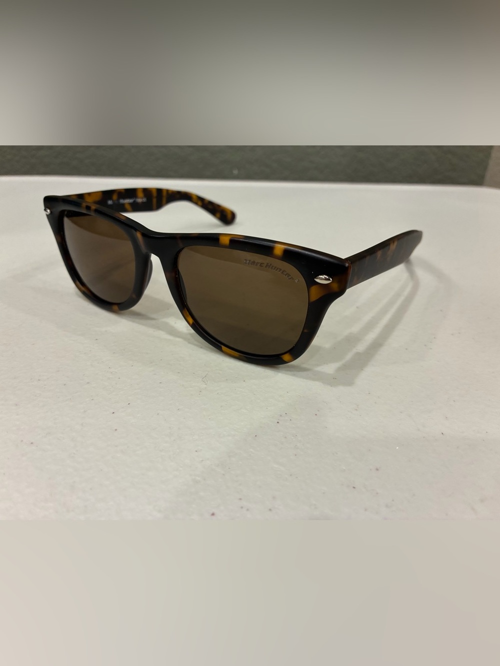 Marc Hunter Square Sunglasses Frame 7904 Matte Tortoise Unisex Classic 50-21-145